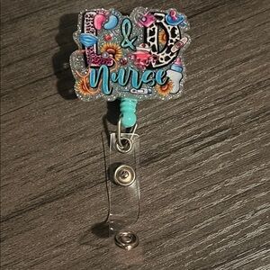 L&D Nurse badge reel